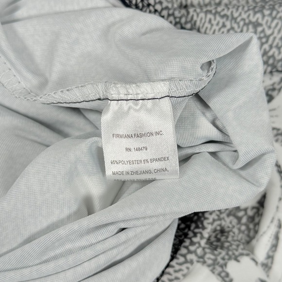 Lily by Firmiana Sz 3XL Damask Baroque Floral Tunic Blouse Bohemian Artsy Flowy - Picture 6 of 10